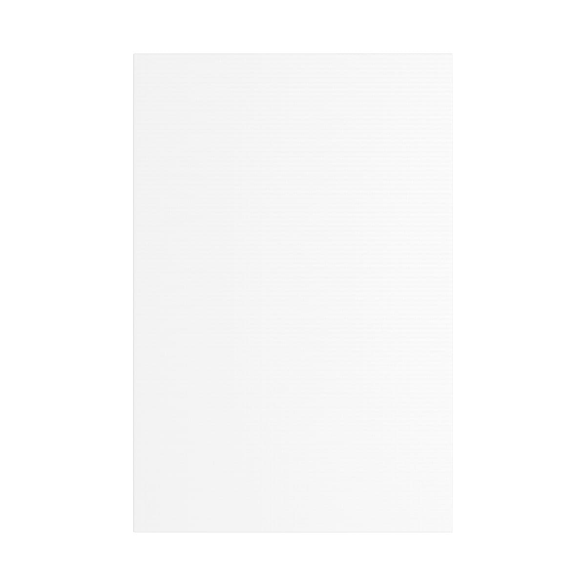Plain satin canvas, stretched, front view