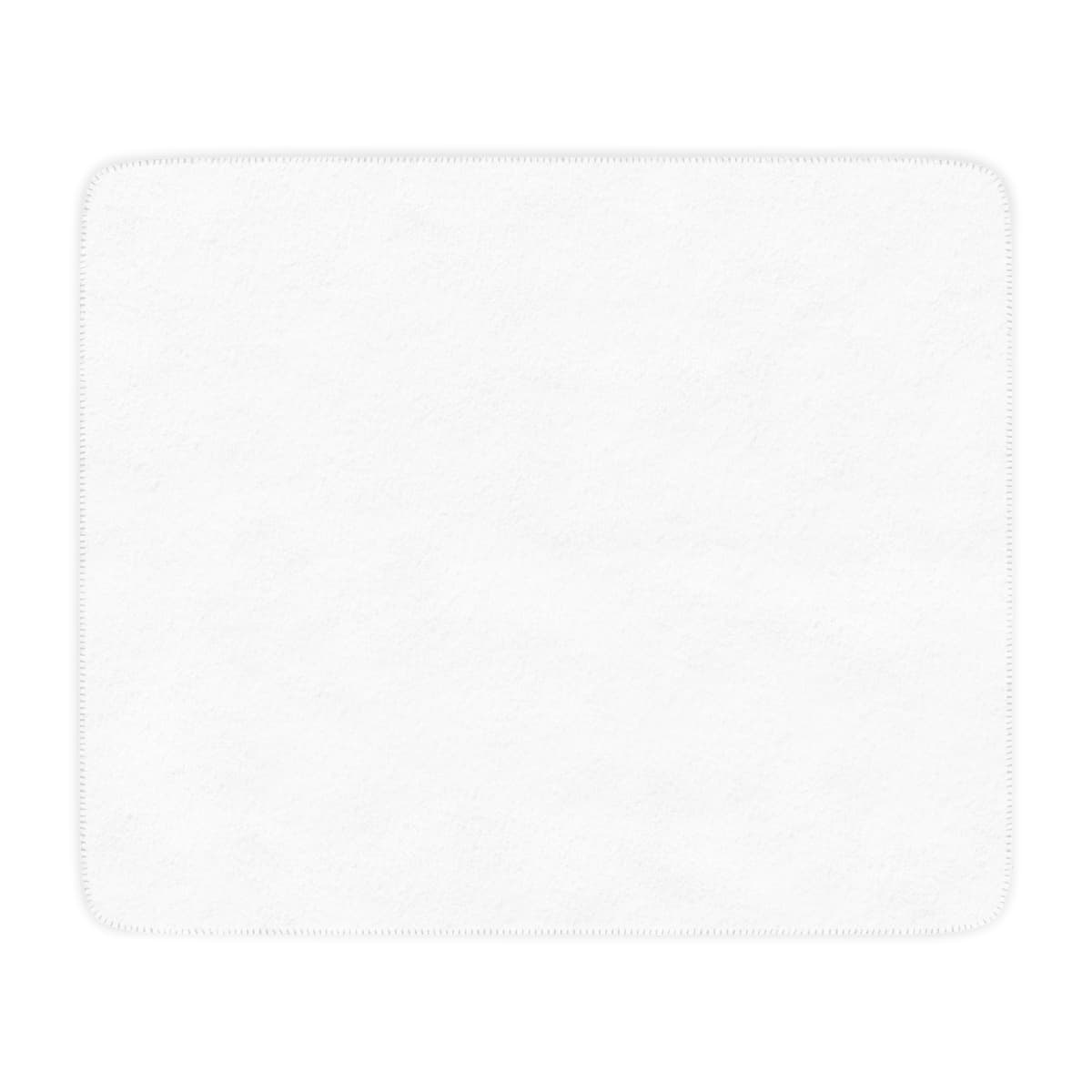 Plain tan sherpa blanket, front view