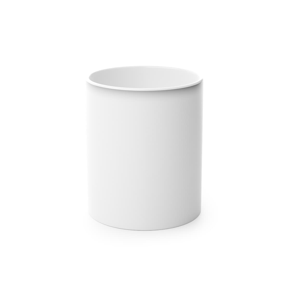 Plain magic mug, front view