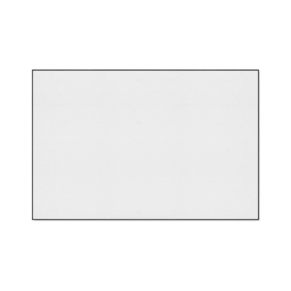 Plain heavy duty floor mat, front view