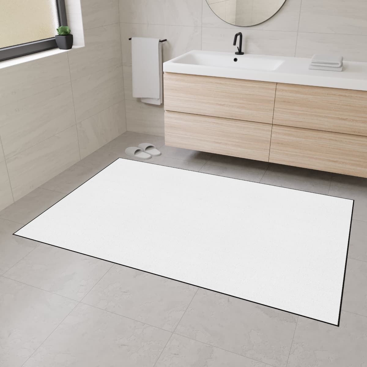 Custom Heavy Duty Non-Slip Floor Mat Rug with Your Photo or Text