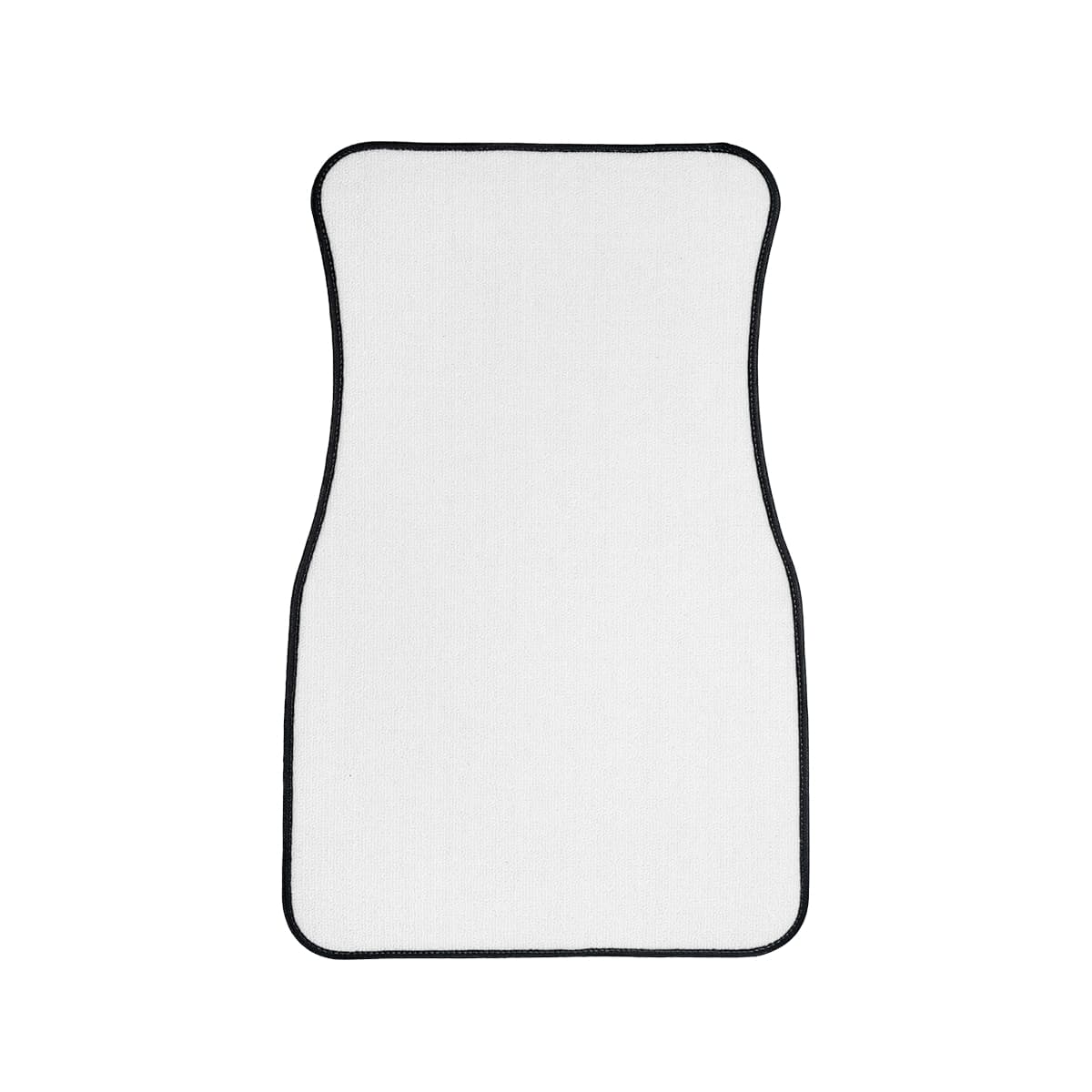 Plain car floor mats, 1pc, front view