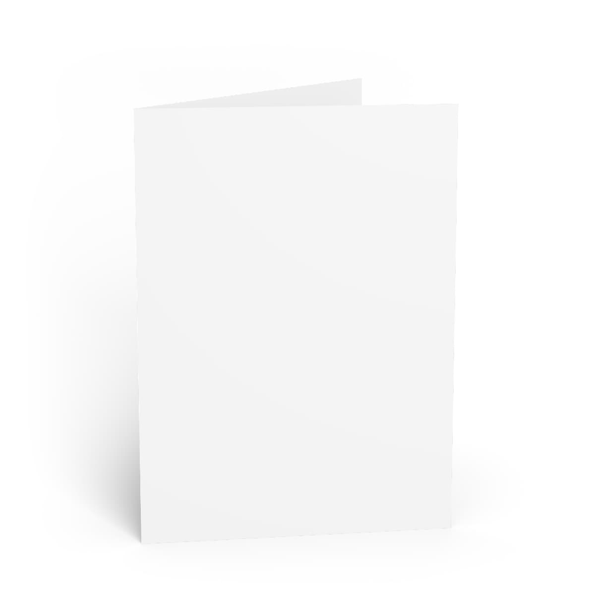 Plain greeting cards, front view