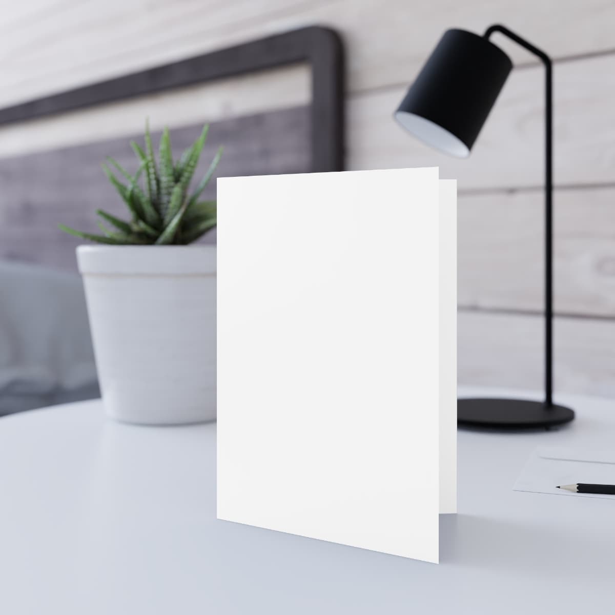 Custom Folded Glossy or Matte Greeting Card with Your Photo or Text