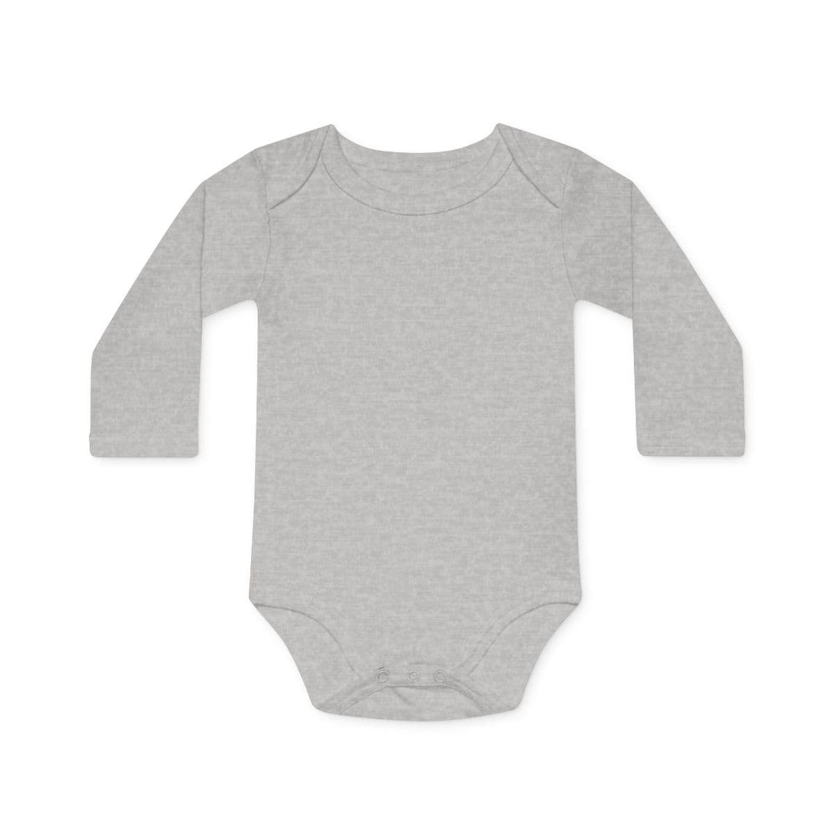 Custom Long Sleeve Baby Onesie in Black or White with Your Text