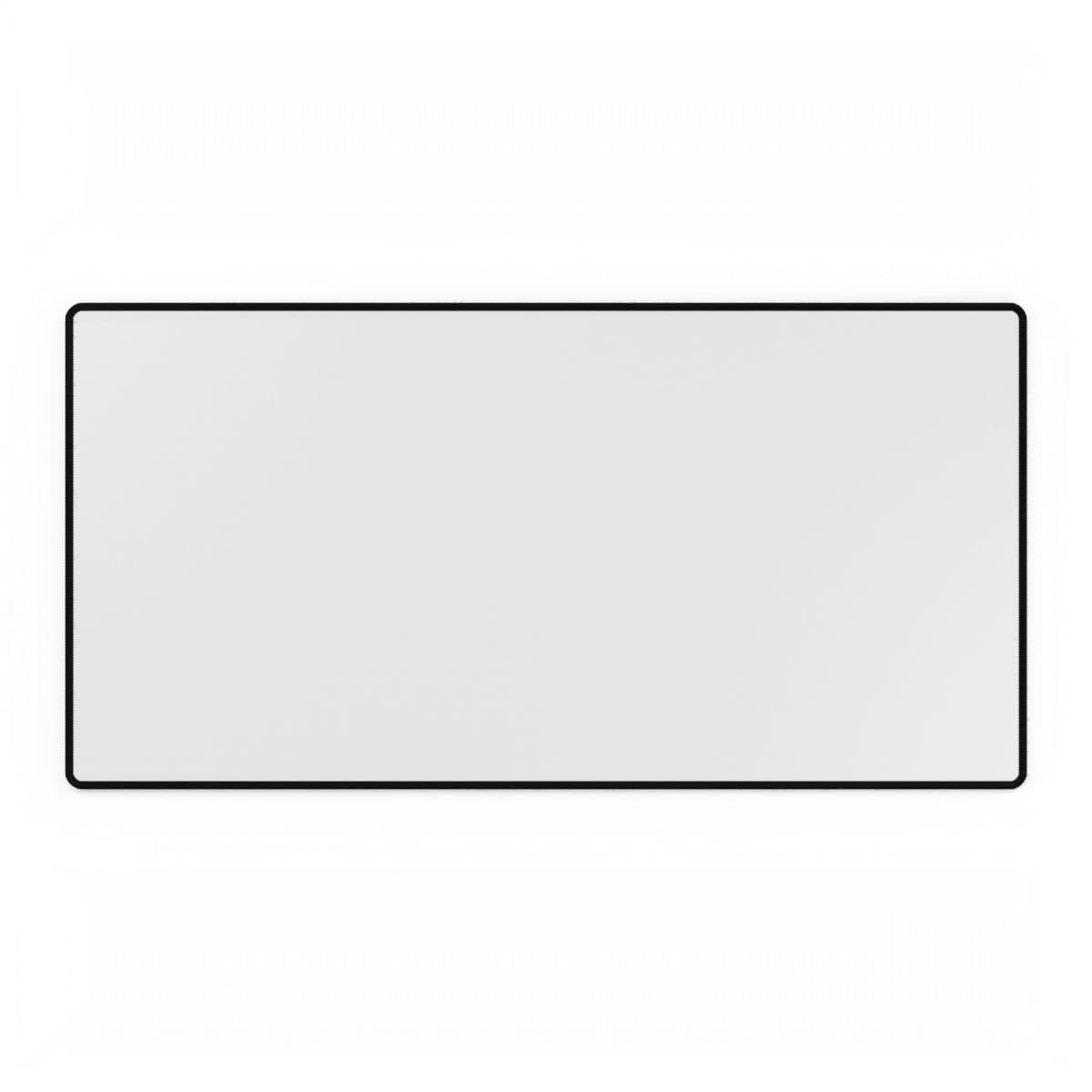 Plain desk mats, front view