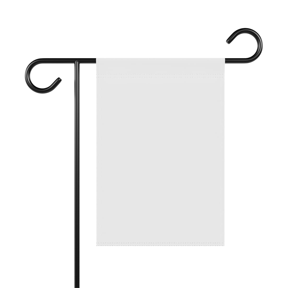 Plain garden & house banner, front view