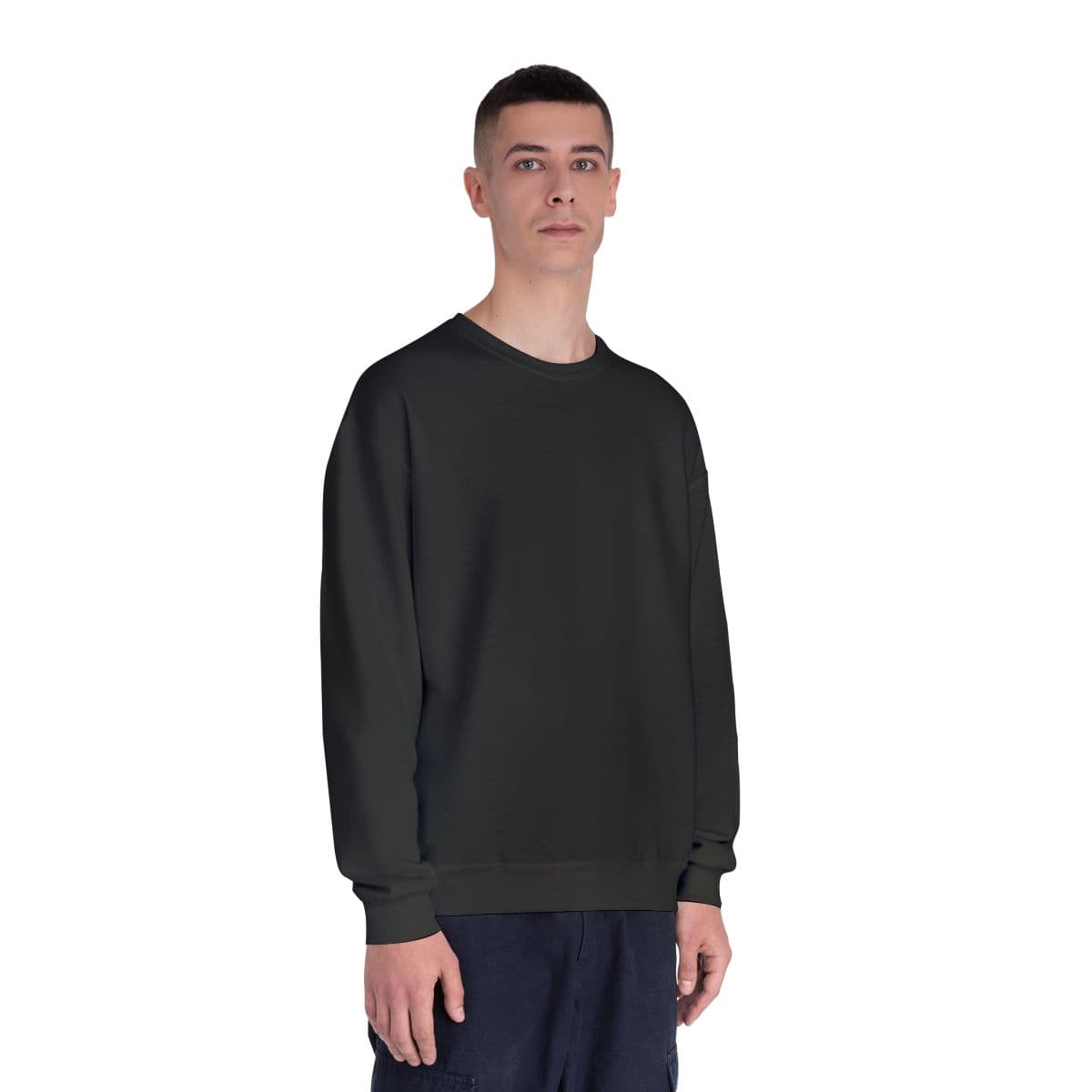 Custom Unisex Fleece Crewneck Sweatshirt with Your Photo or Text