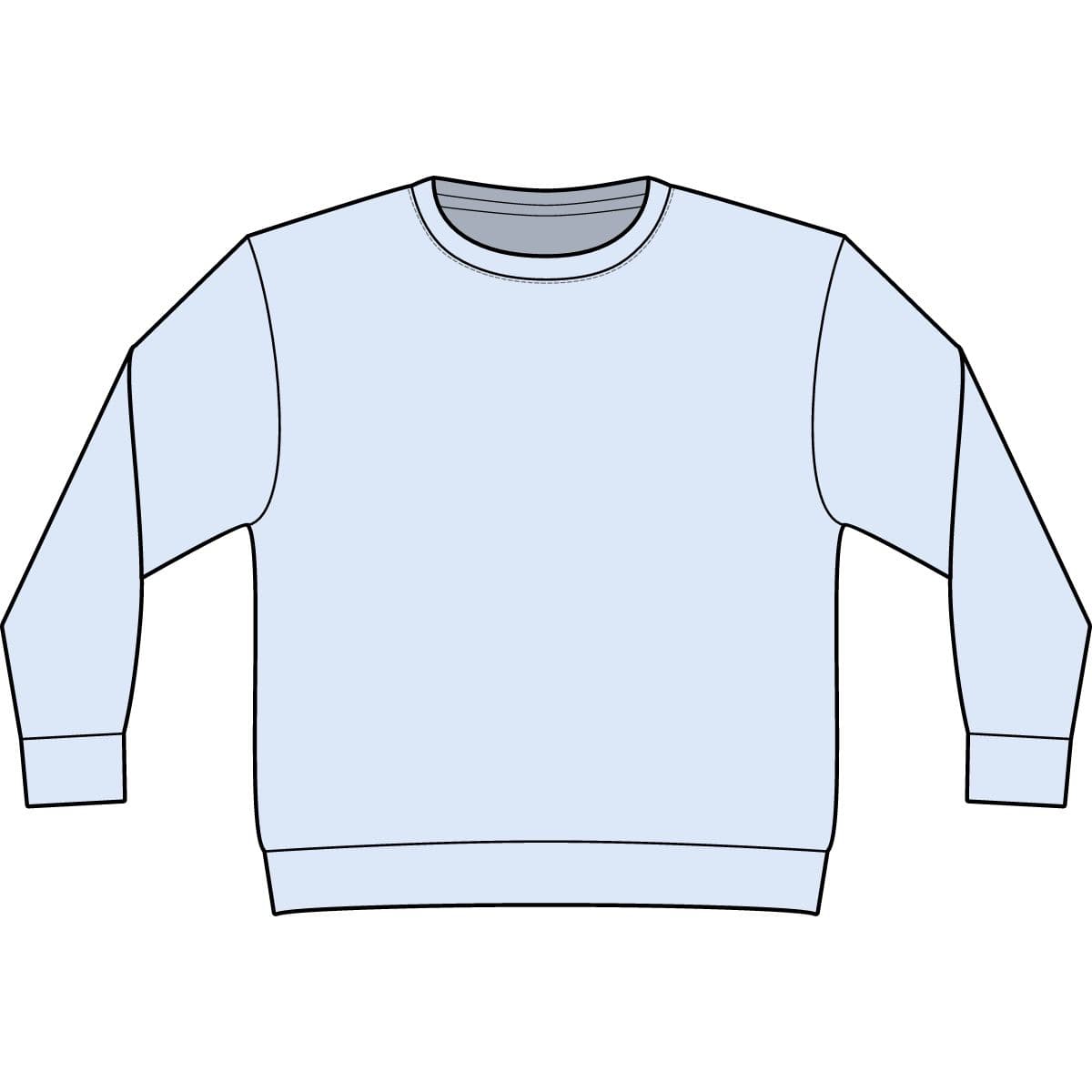 Plain grape ice unisex urban garment dyed sweatshirt, front view