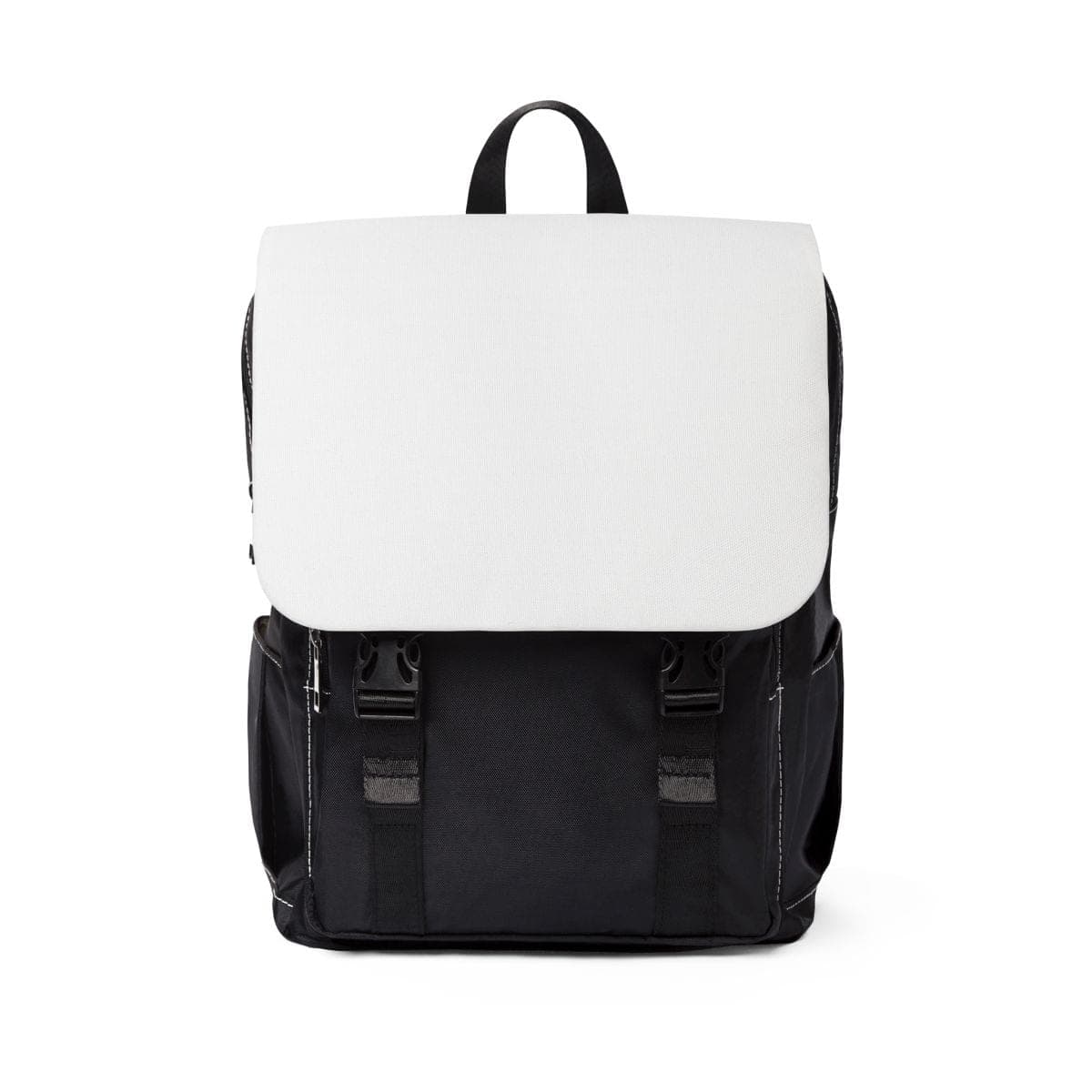 Custom Oxford Canvas Flap Backpack with Your Photo or Text