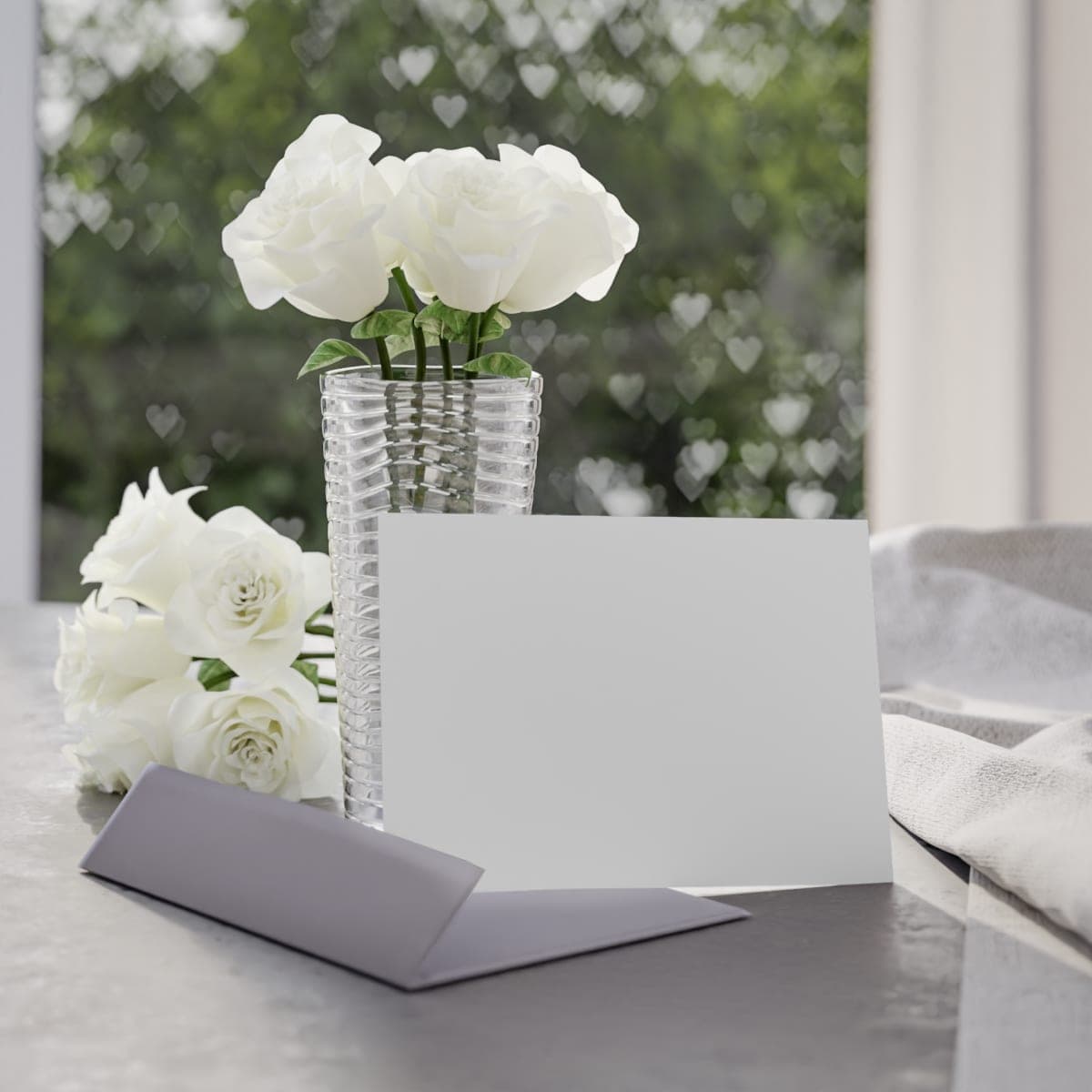 Custom One-Sided Matte 300gsm Greeting Card with Your Photo or Text